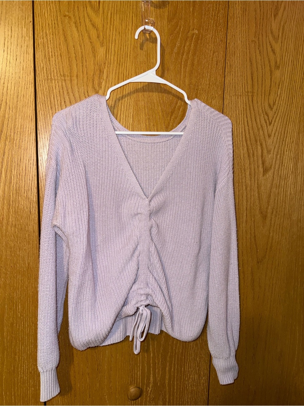 Women’s Hollister Size L cinched front sweater